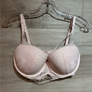 3/$30 La Senza Lace Diva Demi sexy Bra 34DDD - pink